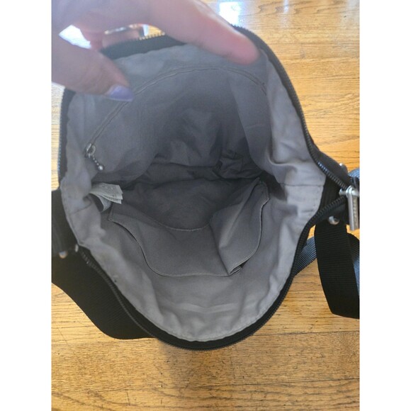 Baggallini HP Bagg Crossbody Bag Black Cheetah Leopard Water Resistant - Picture 5 of 9